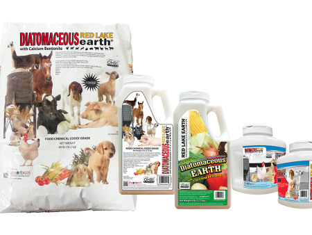 Absorbent Products Red Lake Earth Diatomaceous with Calcium Bentonite on Sale