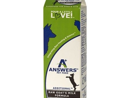 Answers Fermented Raw Goat Milk Supply