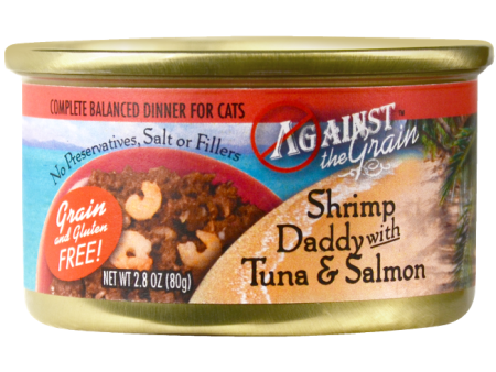 Against the Grain Shrimp Daddy with Tuna and Salmon Canned Cat Food Sale