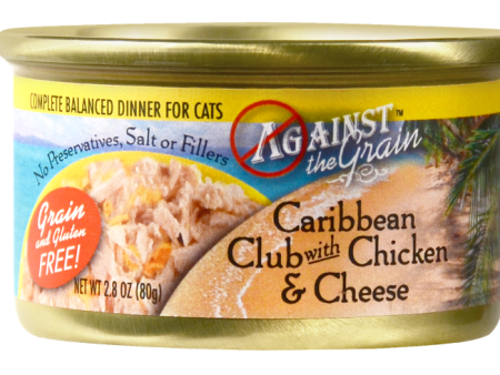 Against the Grain Caribbean Club with Chicken and Cheese Canned Cat Food Cheap