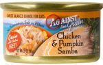 Against the Grain Chicken and Pumpkin Samba Canned Cat Food Hot on Sale