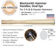 Link Handles 16  engineer s or blacksmith s hammer Handle, oval eye, for 3-1 2 lb. and heavier hamm Online