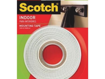 3M Scotch 1 2 In. x 80 In. White Indoor Double-Sided Mounting Tape (9 Lb. Capacity) Cheap