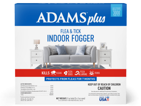 Adams Plus Flea & Tick Indoor Fogger Online Sale