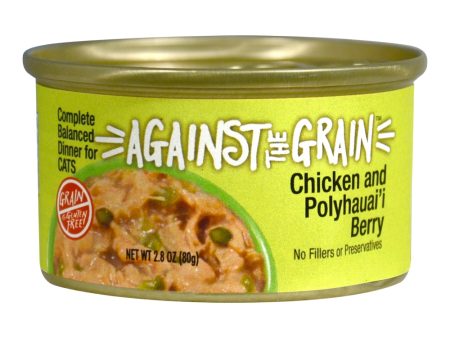 Against the Grain Farmers Market Grain Free Chicken & Polyhauaii Berry Canned Cat Food on Sale