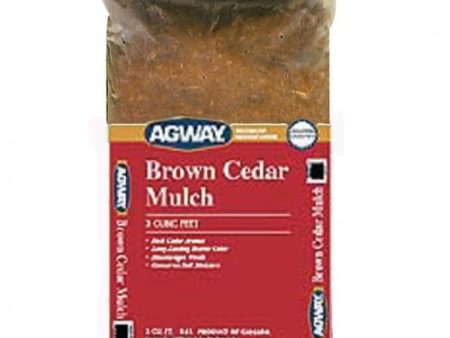 Agway Brown Cedar Mulch 3 Cu Ft Online