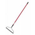 16-In. Poly Bow Rake, Cushion Grip 66-In. Fiberglass Handle For Sale