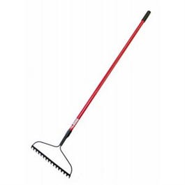 16-In. Poly Bow Rake, Cushion Grip 66-In. Fiberglass Handle For Sale