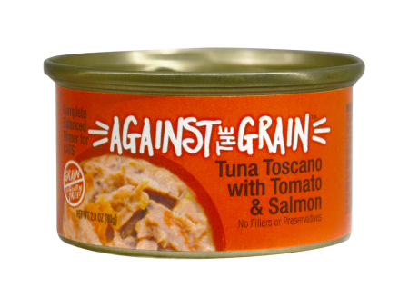 Against the Grain Farmers Market Grain Free Tuna Toscano With Salmon & Tomato Canned Cat Food Fashion