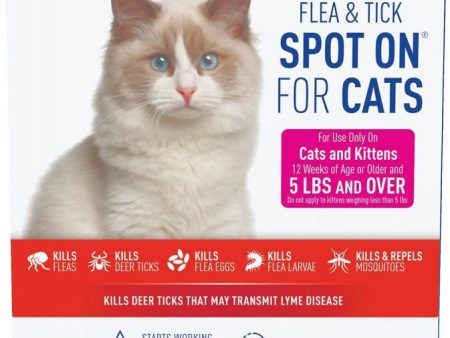 Adams Plus Spot On Flea & Tick For Cats Over 5lbs Cheap