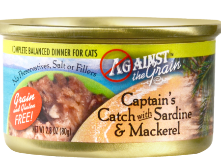 Against the Grain Captain s Catch with Sardine and Mackerel Canned Cat Food For Cheap