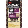 3M SandBlaster Ultra Flexible 2-1 2 In. x 4-1 2 In. x 1 In. 80 Grit Medium Sanding Sponge For Cheap