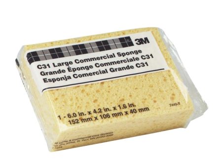 3M 6 In. x 4.25 In. Yellow Sponge For Cheap