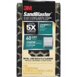 3M SandBlaster Ultra Flexible 2-1 2 In. x 4-1 2 In. x 1 In. 60 Grit Coarse Sanding Sponge Hot on Sale